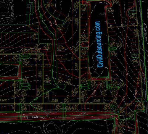 CREATE PROPOSED SURFACE FROM SPOT ELEVATIONS