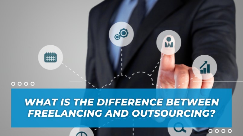 what is the difference between freelancing and outsourcing