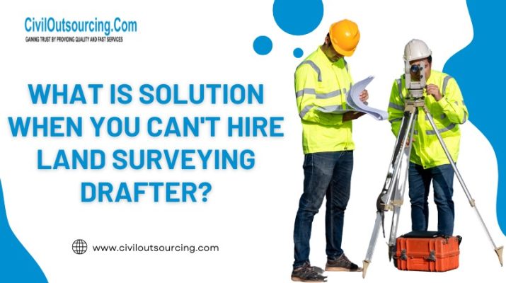 what is solution when you cant hire land surveying drafter